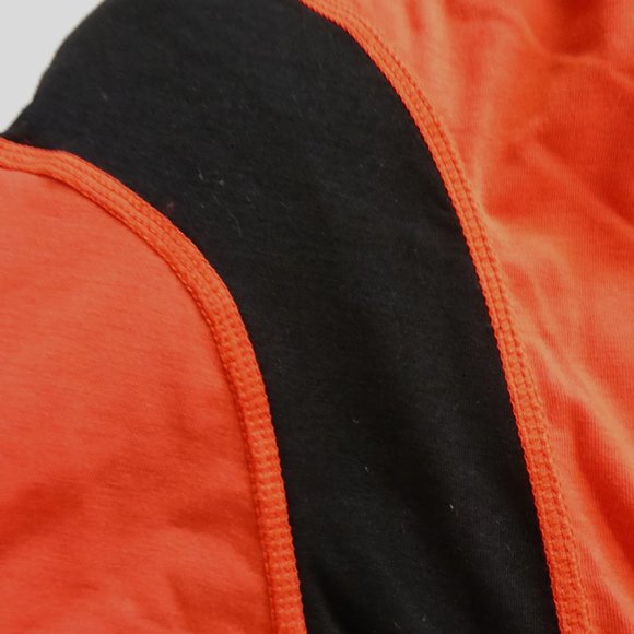 RALPH LAUREN ACTIVE BRAND WOMENS RED BLACK SIDE STRIPE KNIT LONG SLEEVE - LARGE - Picture 8 of 9